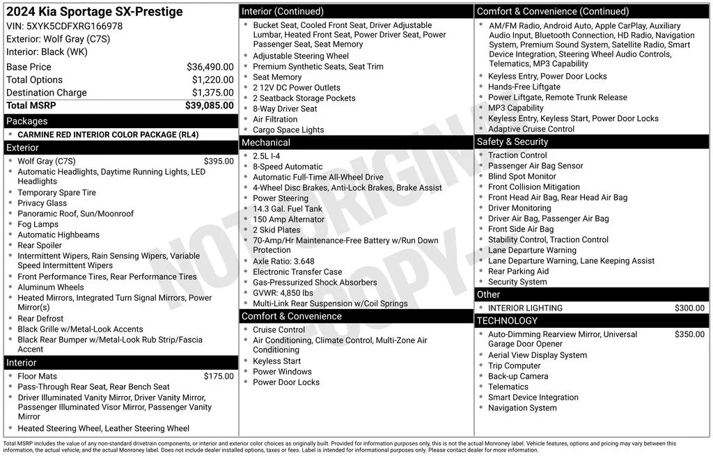 Used 2024 Gray Kia SX-Prestige image 30