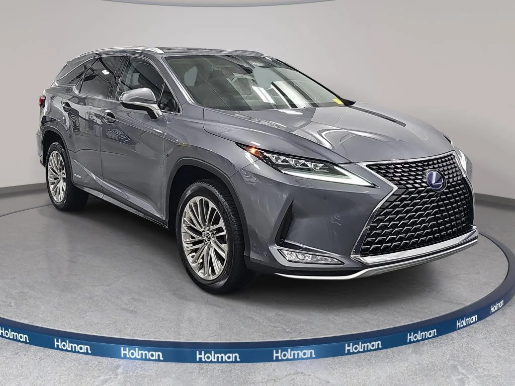 Used 2021 Gray Lexus 450hL Luxury image 4