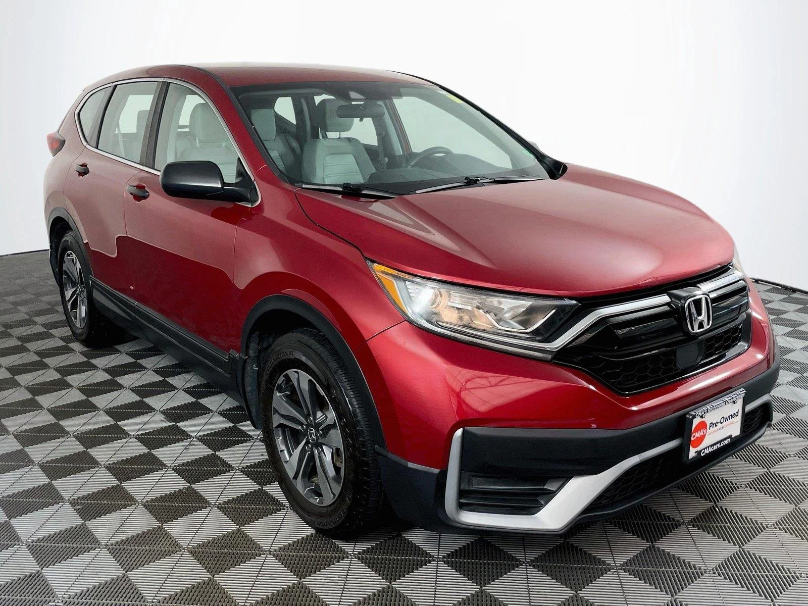 Certified Used 2020 Radiant Red Metallic Honda LX image 1