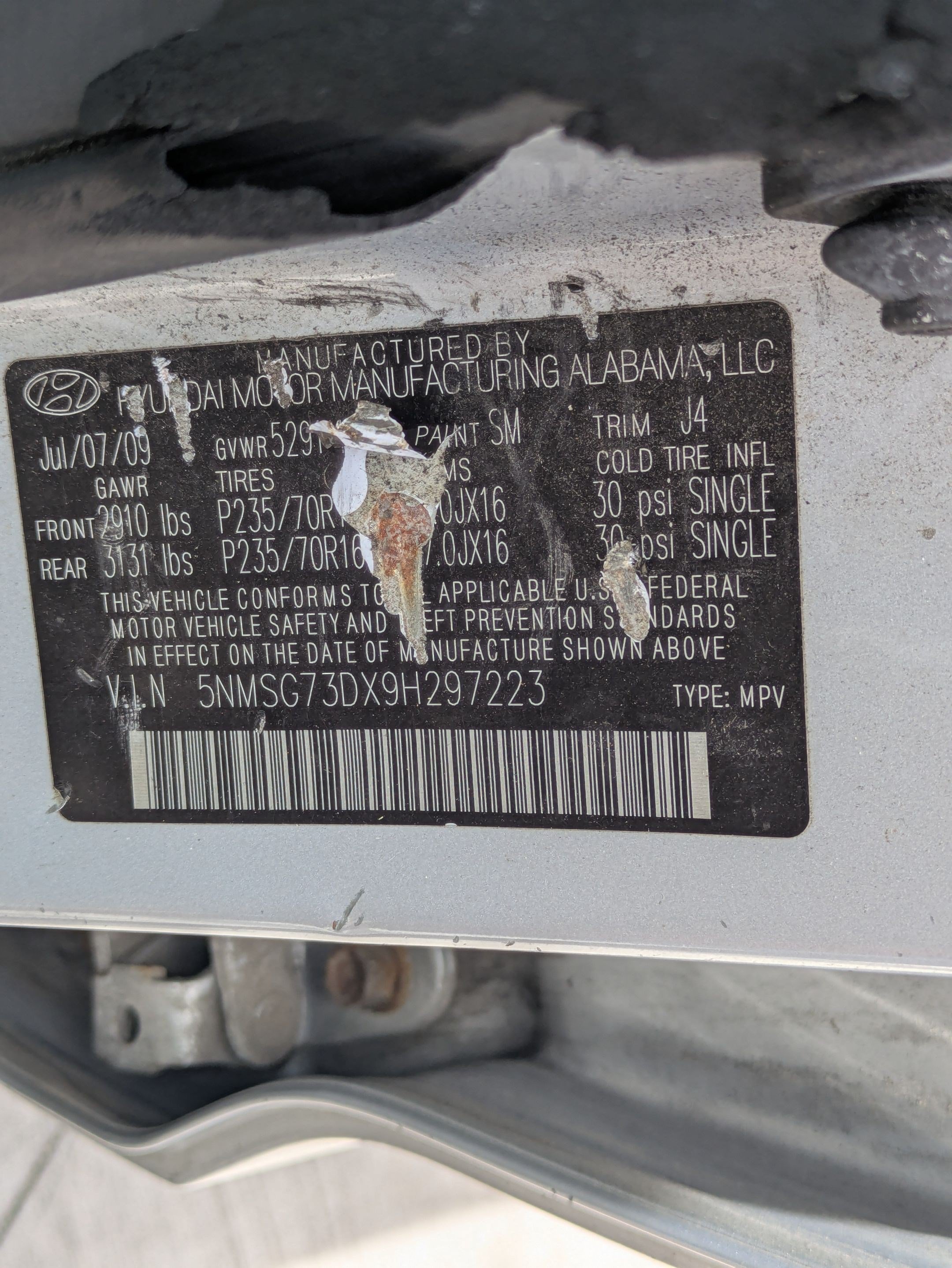 2009 Hyundai Santa Fe GLS - Photo 29