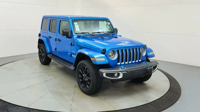 Used 2023 Blue Jeep Sahara 4xe image 14