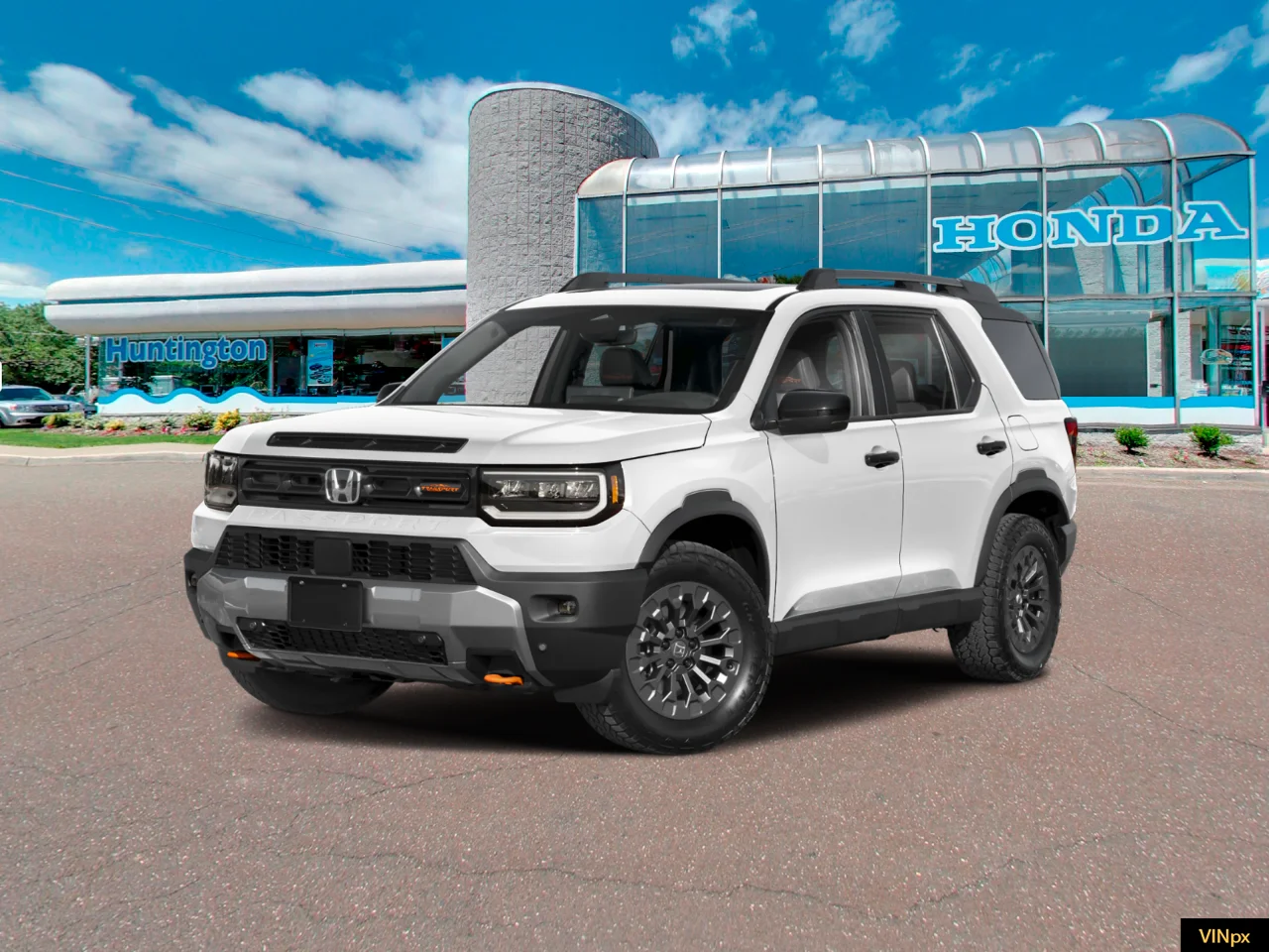New 2026 Platinum White Pearl Honda AWD TrailSport image 1