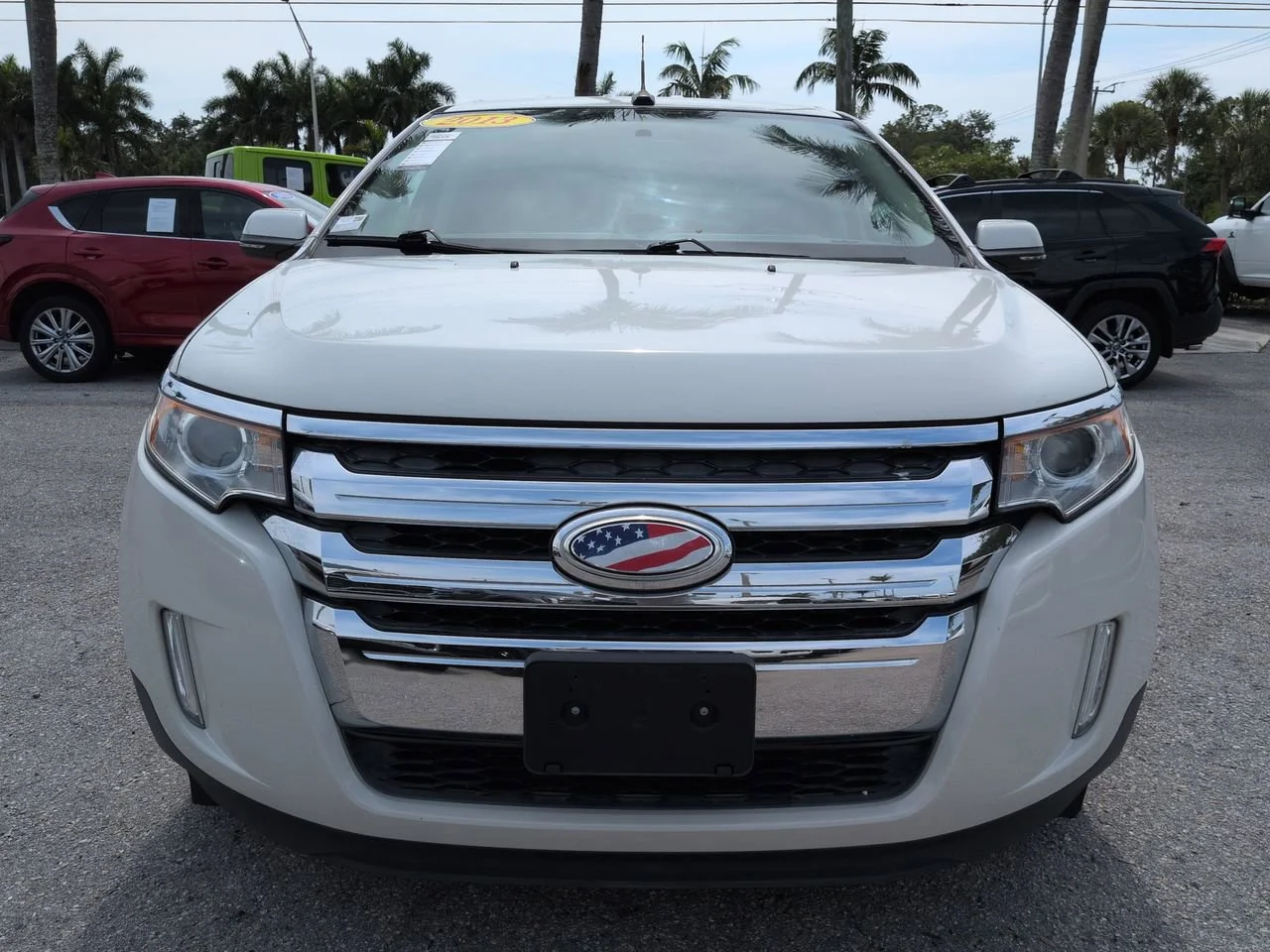 Used 2013 White Suede Ford SEL image 3
