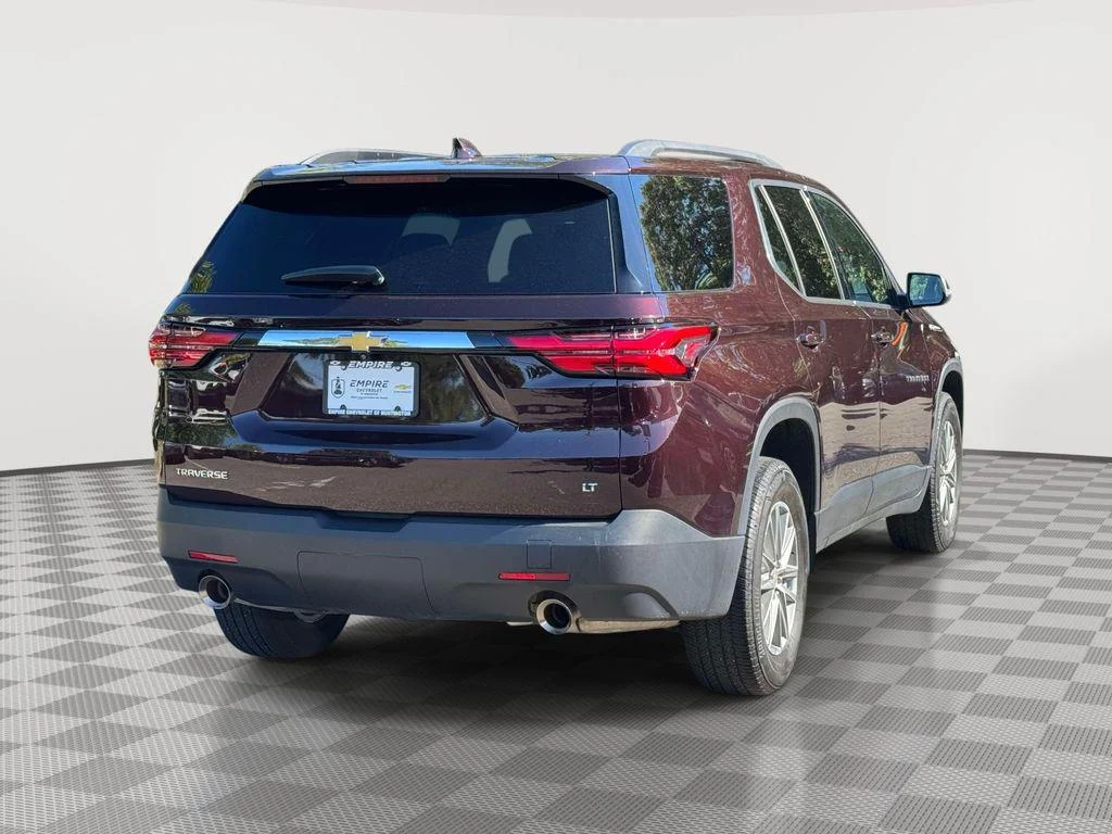 Used 2023 Black Cherry Metallic Chevrolet FWD LT Cloth image 4