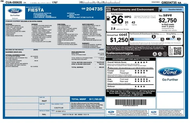 Used 2016 Ingot Silver Ford SE image 13
