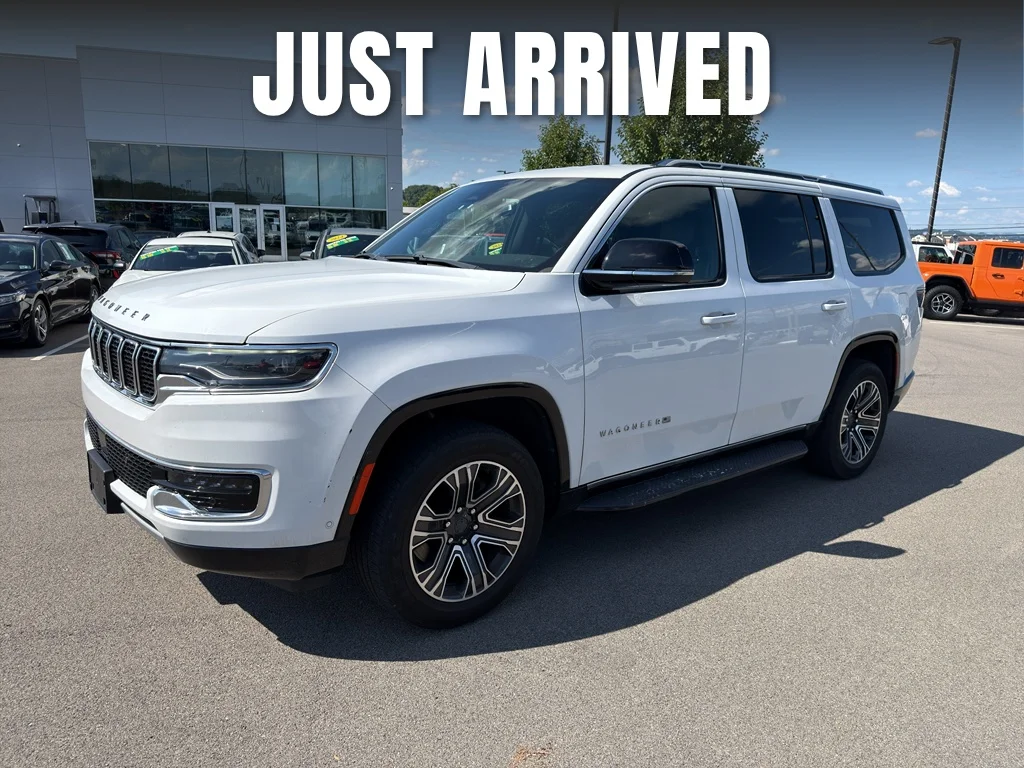 Used 2024 Bright White Clearcoat Jeep Series II image 1