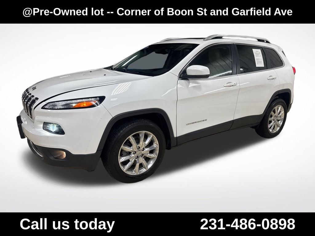 Used 2017 White Jeep Limited image 1