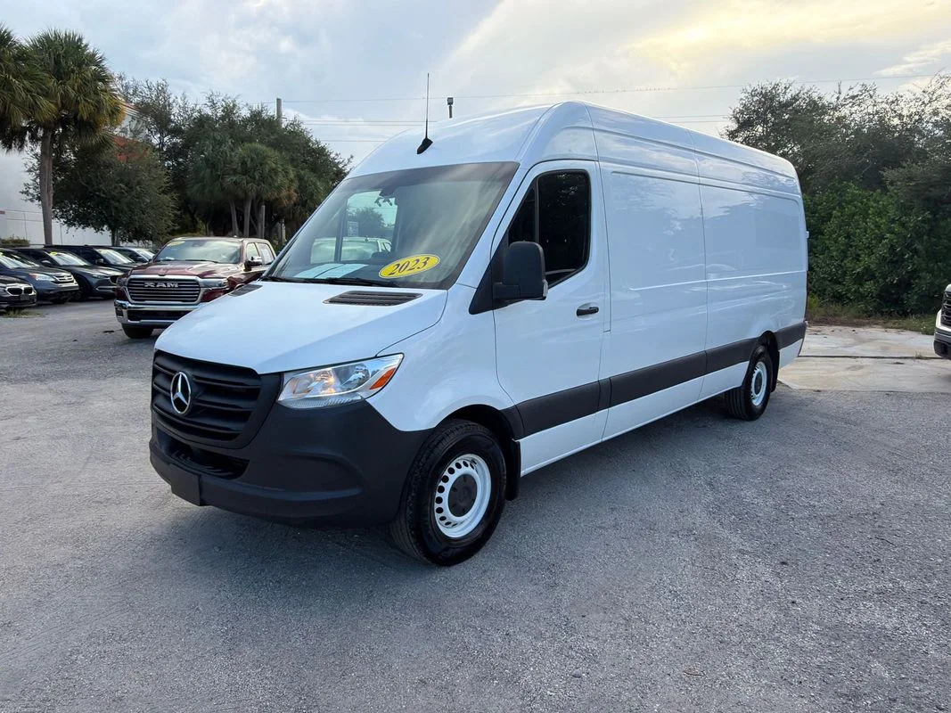 Used 2023 White Mercedes-Benz High Roof 4-Cyl Diesel image 1