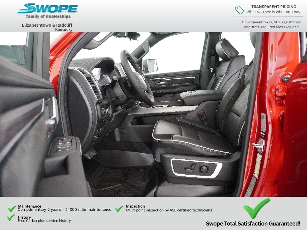 New 2026 Molten Red Pearl-Coat Exterior Paint RAM Laramie image 11