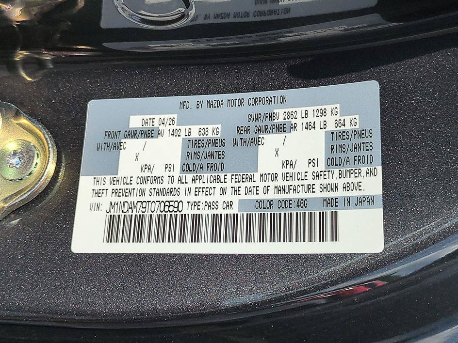 New 2026 Machine Gray Metallic Mazda Grand Touring image 35