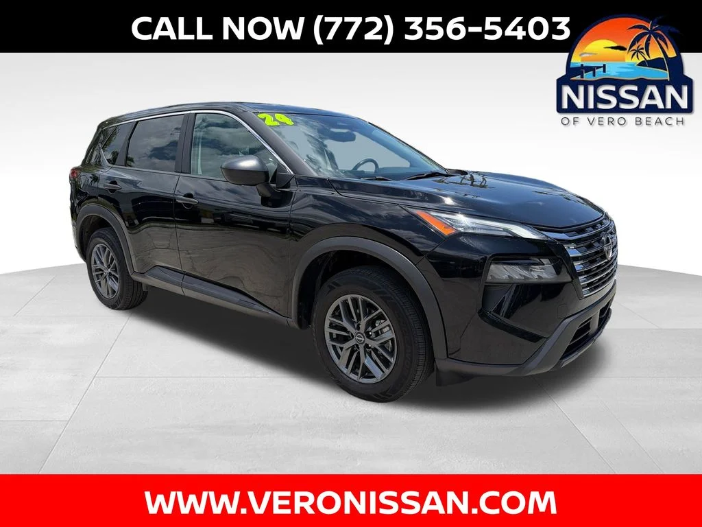 Certified Used 2024 Black Nissan S image 1