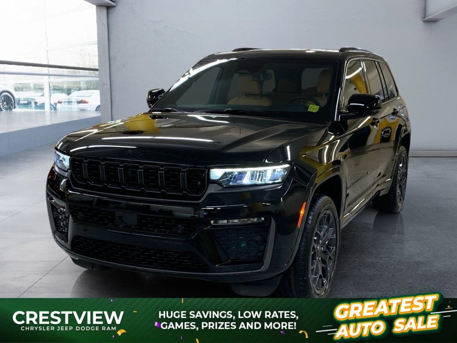 New 2026 Diamond Black Crystal Pearl Jeep Summit image 1