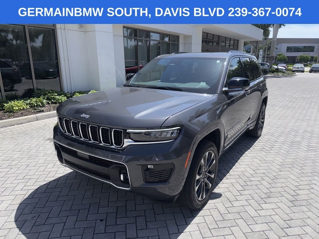 Used 2024 Baltic Gray Metallic Clearcoat Jeep Overland image 1