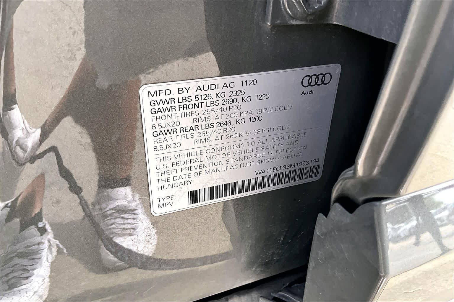 Used 2021 Chronos Gray Metallic Audi S line Premium Plus image 36