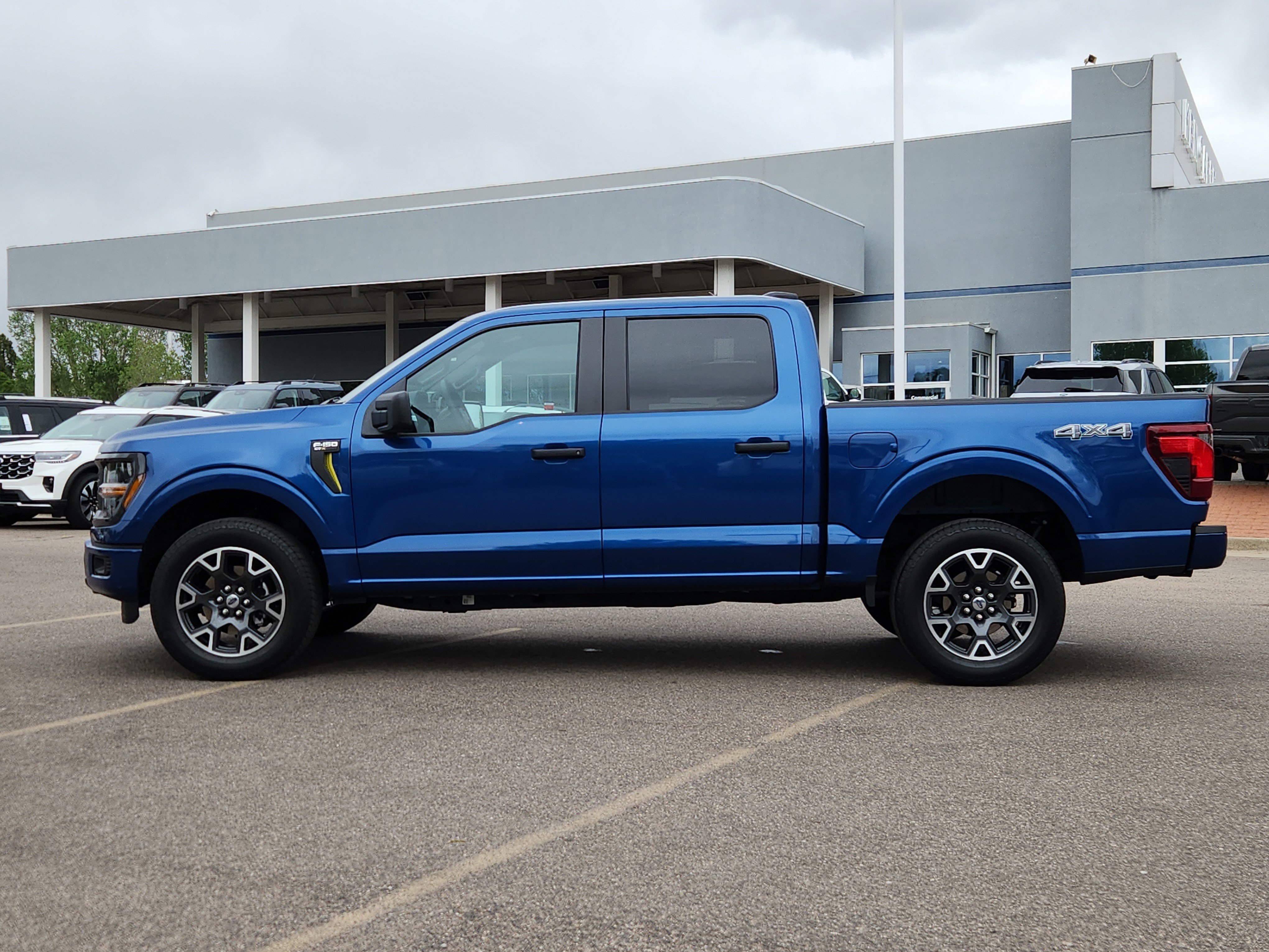 Certified Used 2024 Atlas Blue Metallic Ford STX image 2