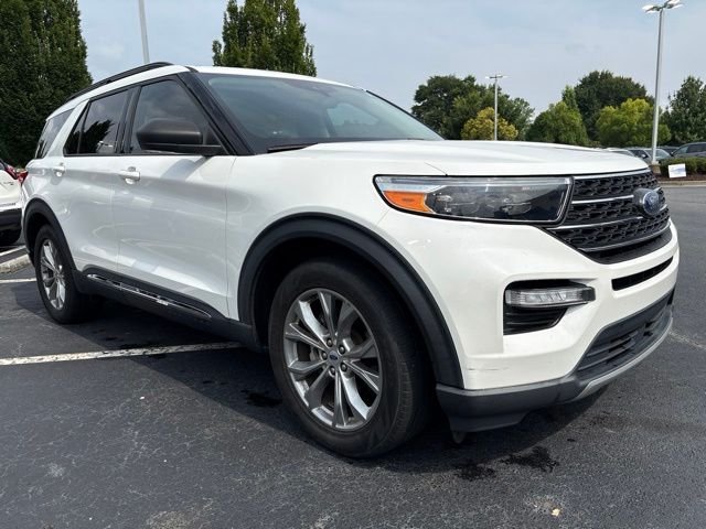 Used 2022 Star White Metallic Tri-Coat Ford XLT image 3