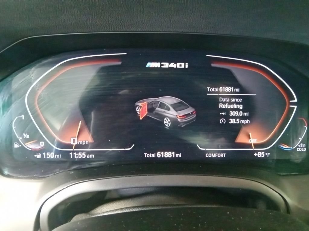 Used 2022 Blue Metallic BMW M340i image 11