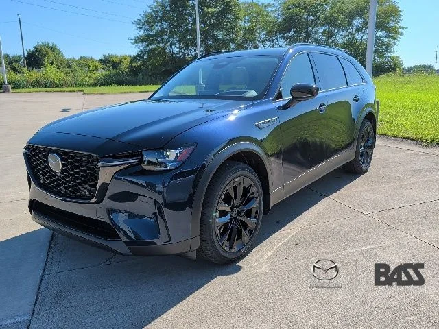 New 2026 Deep Crystal Blue Mica Mazda 3.3 Turbo Premium Sport AWD image 1