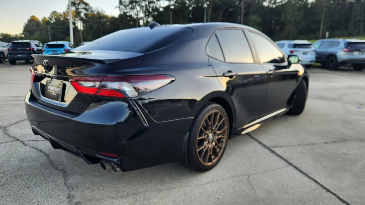 Used 2023 Black Toyota SE image 3