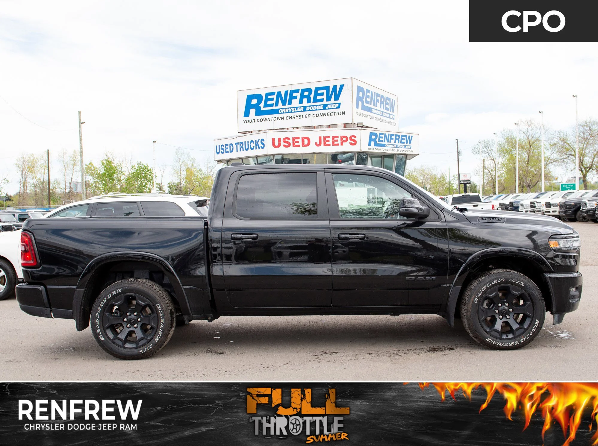 Certified Used 2025 Black RAM Big Horn * Alpine | Panoramic Sunroof | Heated Seats | Wireless Charger | Apple CarPlay image 1