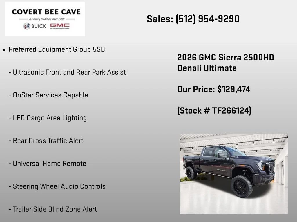 2026 GMC Sierra 2500HD Denali Ultimate - Photo 30