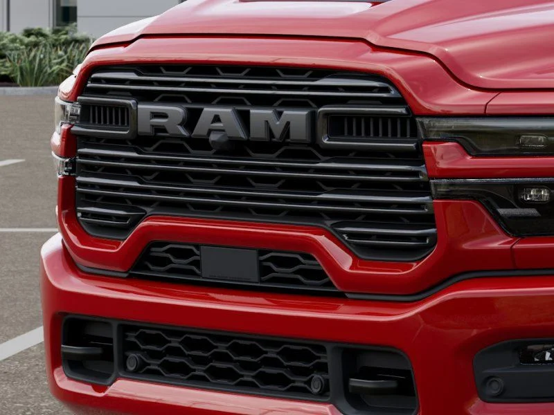 New 2026 Flame Red Clear-Coat Exterior Paint RAM Laramie image 12
