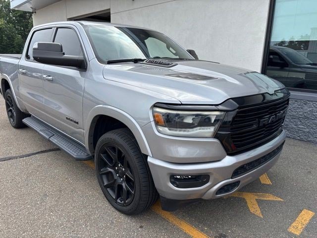 Used 2021 Billet Silver Metallic Clearcoat Ram Laramie image 1