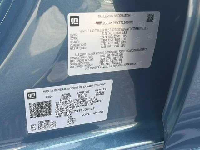 New 2026 Lakeshore Blue Metallic Chevrolet LTZ image 28