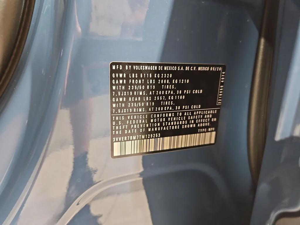 New 2026 Blue Volkswagen 2.0T SE image 28