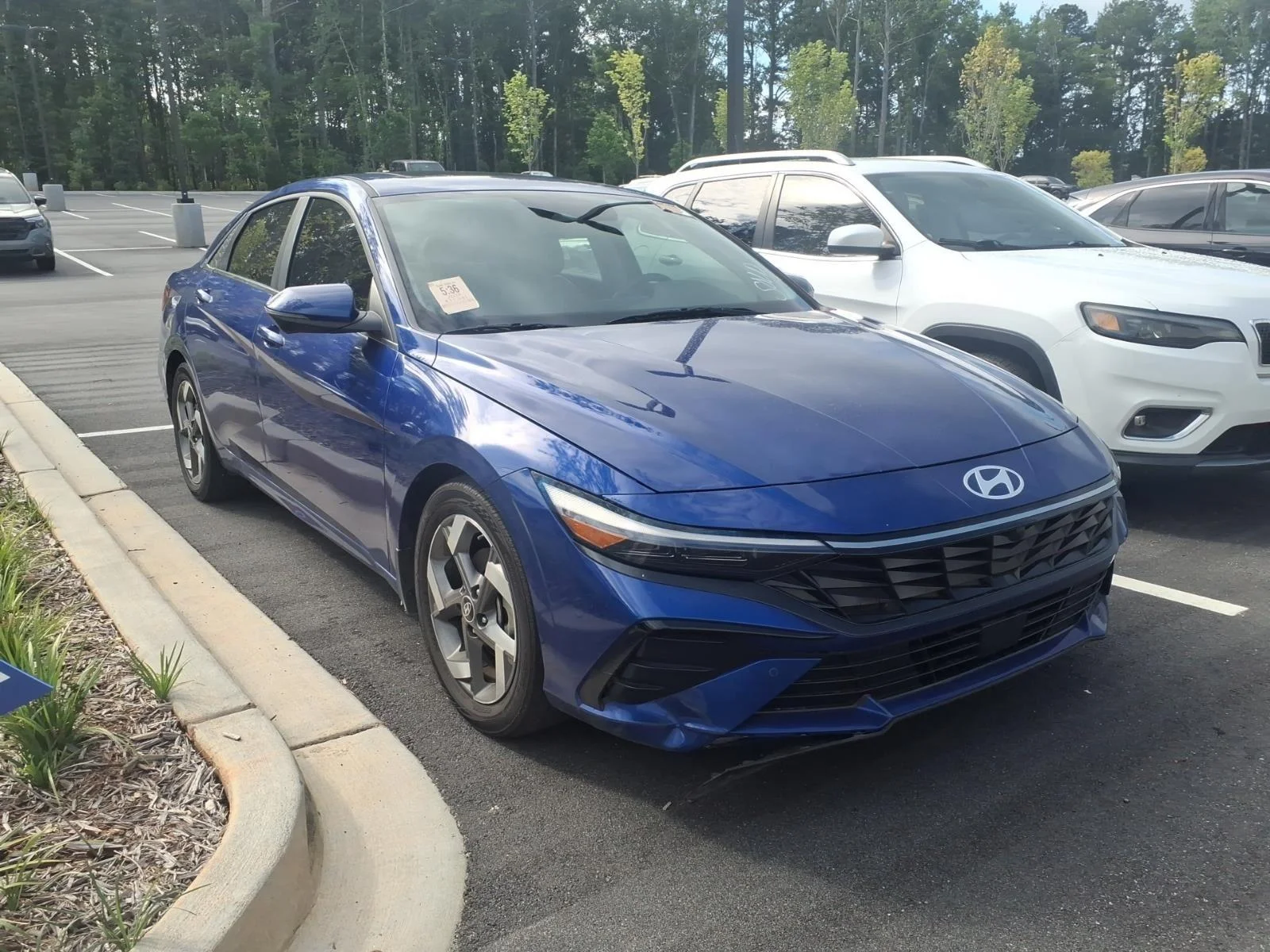 Used 2024 Intense Blue Hyundai Limited image 3