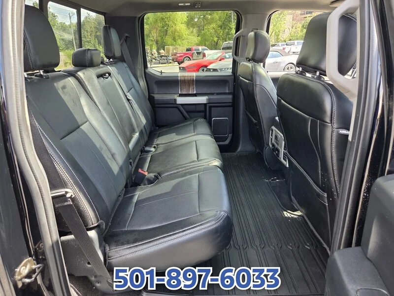 Used 2018 Shadow Black FORD LARIAT 4WD SUPERCREW 5.5