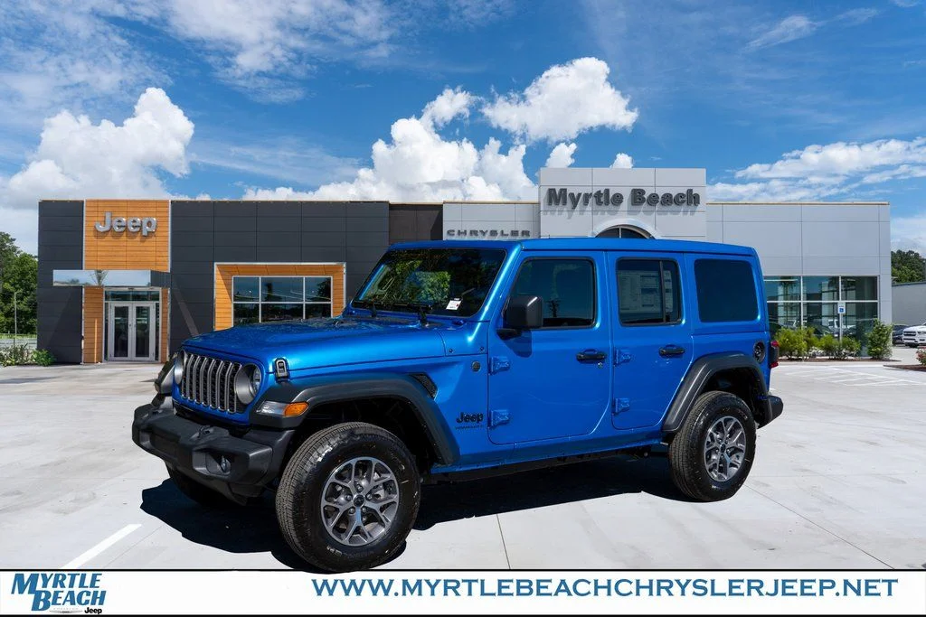 New 2026 Hydro Blue Pearl-Coat Exterior Paint Jeep Sport S image 1