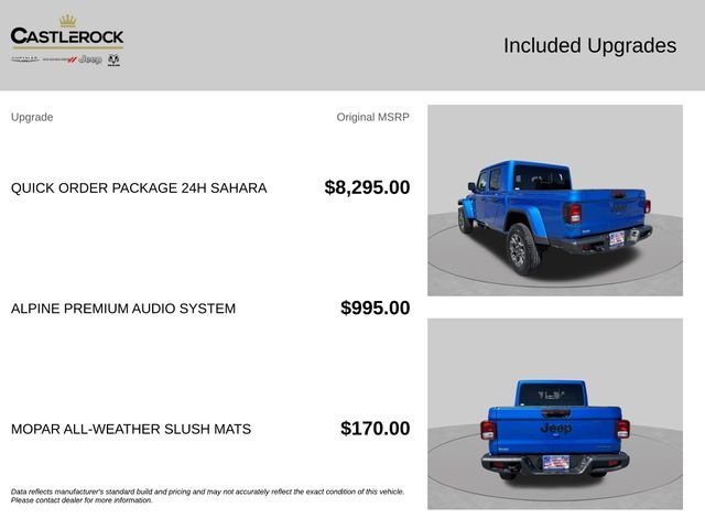 New 2026 Hydro Blue Pearl-Coat Exterior Paint Jeep Sahara image 6