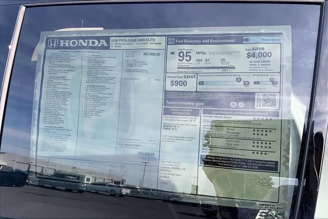 2026 Honda Prologue Elite - Photo 14