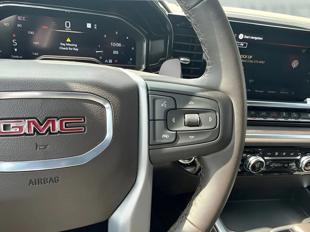 Used 2025 Summit White GMC SLT image 17