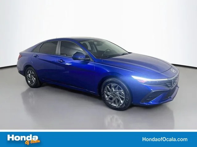 2025 Hyundai Elantra Hybrid Blue