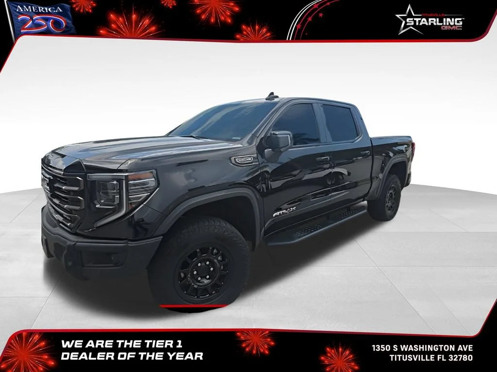 Certified Used 2024 Onyx Black GMC AT4X image 1