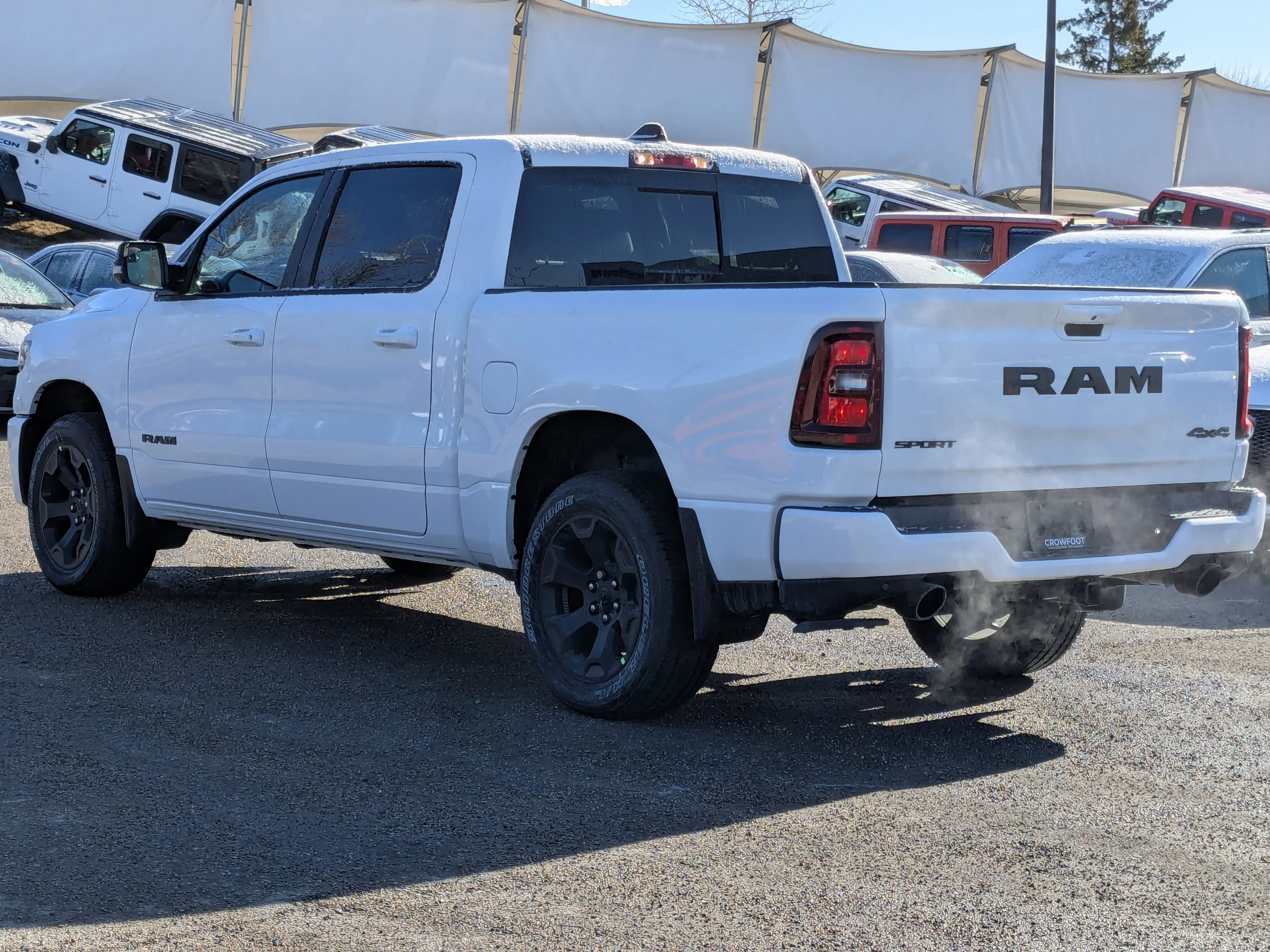 New 2026 White RAM Sport - - Level 1 Equip Grp - Bed Utility Group - Dual?Pane Panoramic Sunroof - 3.0L Hurricane Twin image 6