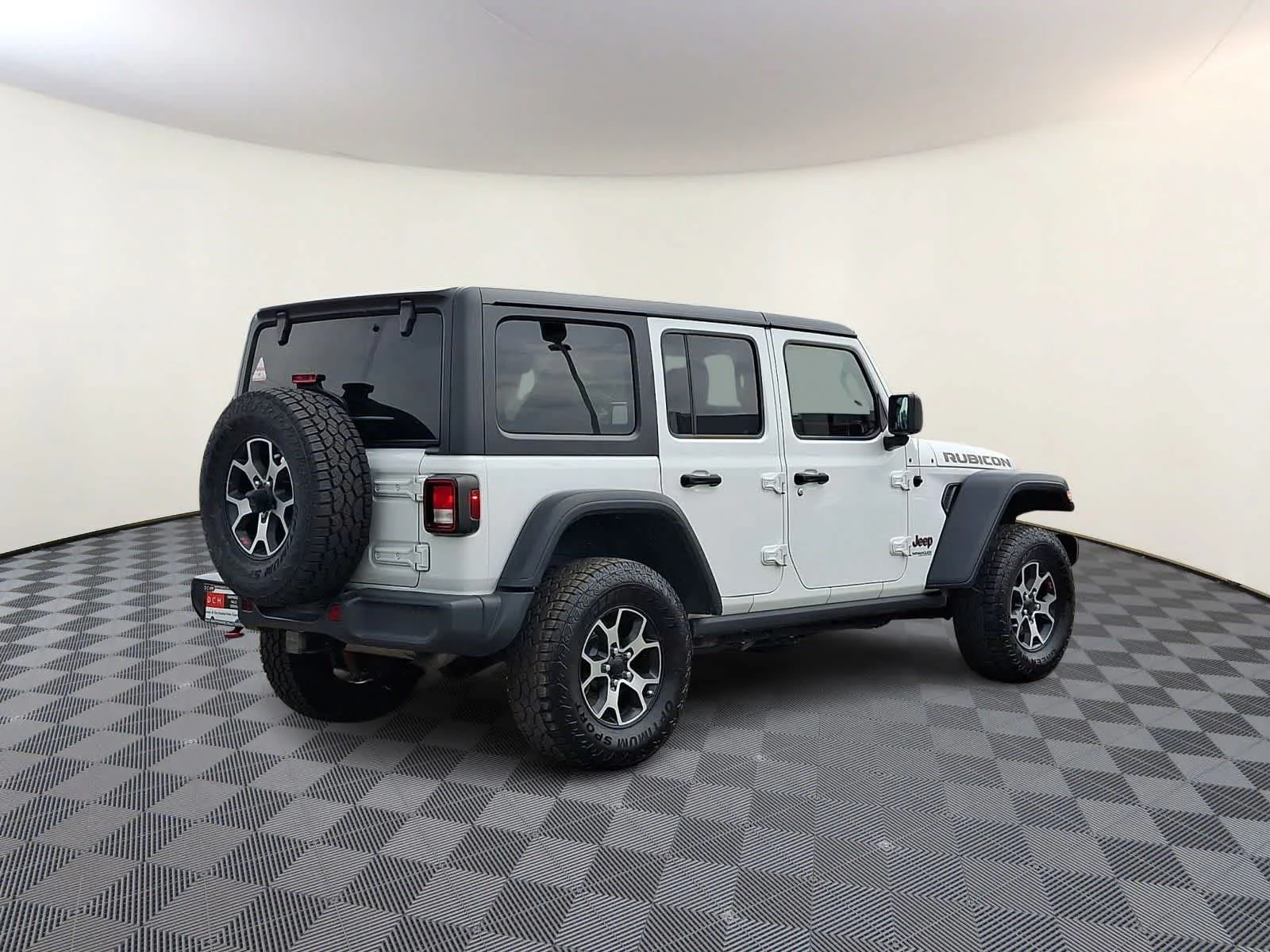 Used 2020 Bright White Clearcoat Jeep Rubicon image 5