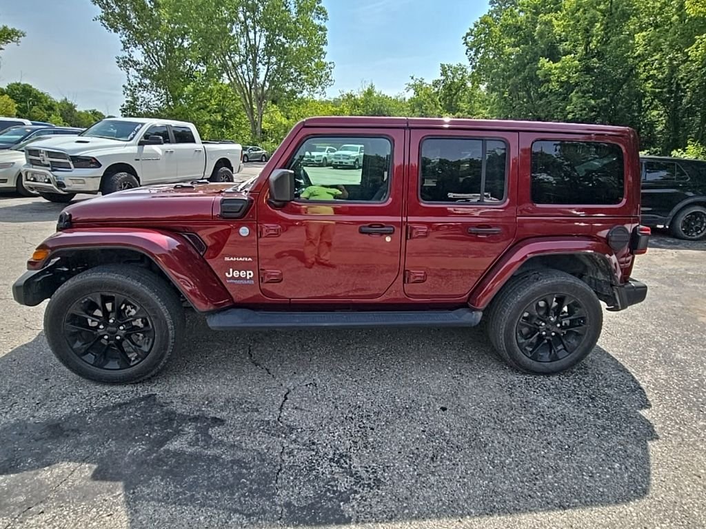 Used 2022 Red Jeep Unlimited Sahara 4xe image 3