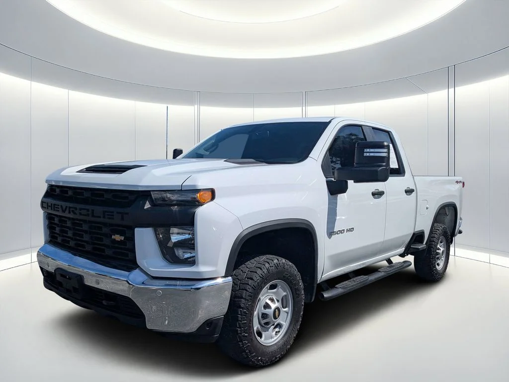 Certified Used 2020 White Chevrolet Work Truck image 8
