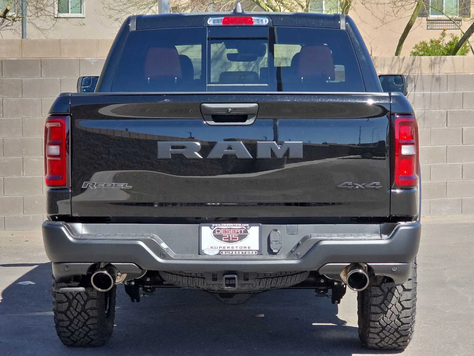 New 2026 Diamond Black Crystal Pearl-Coat Exterior Paint RAM Rebel image 8