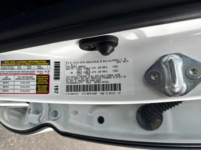 Used 2021 Super White Toyota TRD Off Road image 16