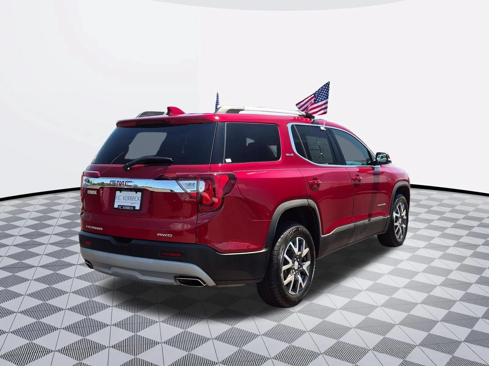 Used 2021 Cayenne Red Tintcoat GMC SLE image 7