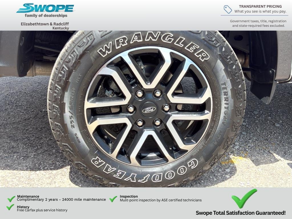 Used 2024 OXFORD WHITE Ford LARIAT image 11