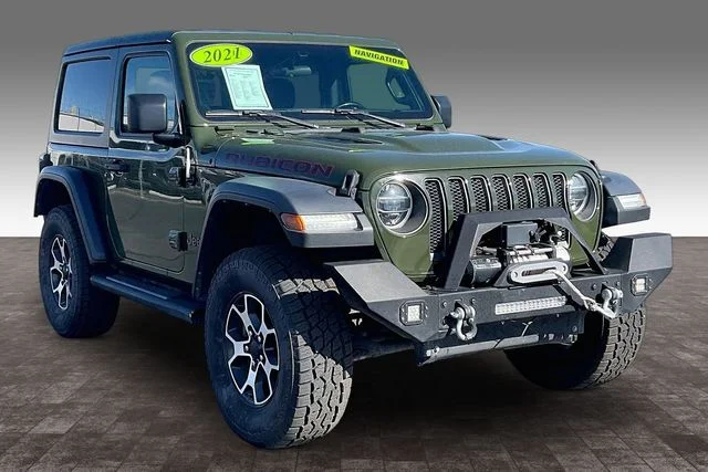 Used 2021 Green Jeep Rubicon image 11