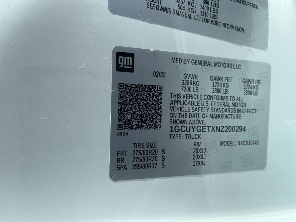 Certified Used 2022 Summit White Chevrolet LTZ image 34