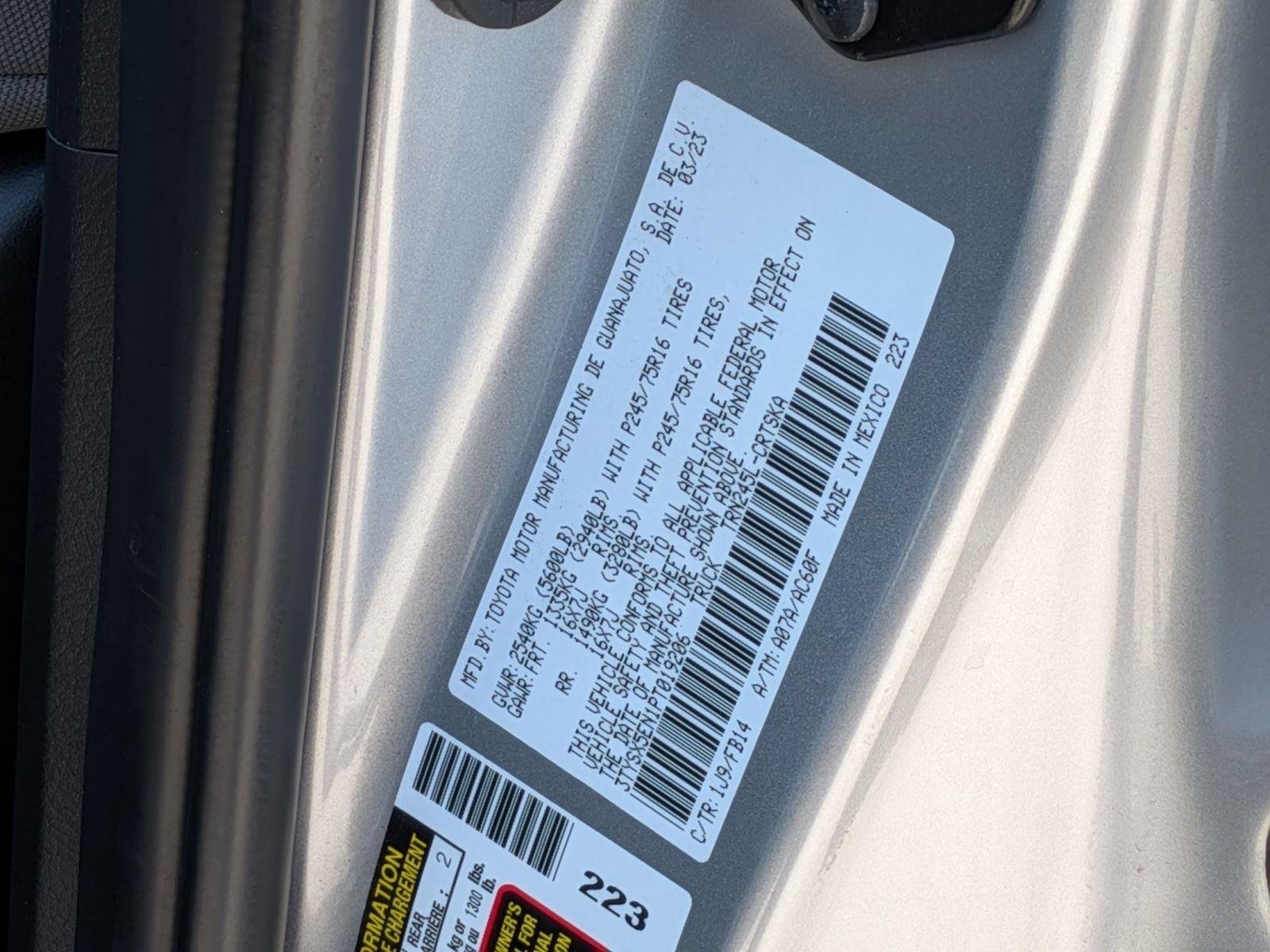 Used 2023 Celestial Silver Metallic Toyota SR image 60