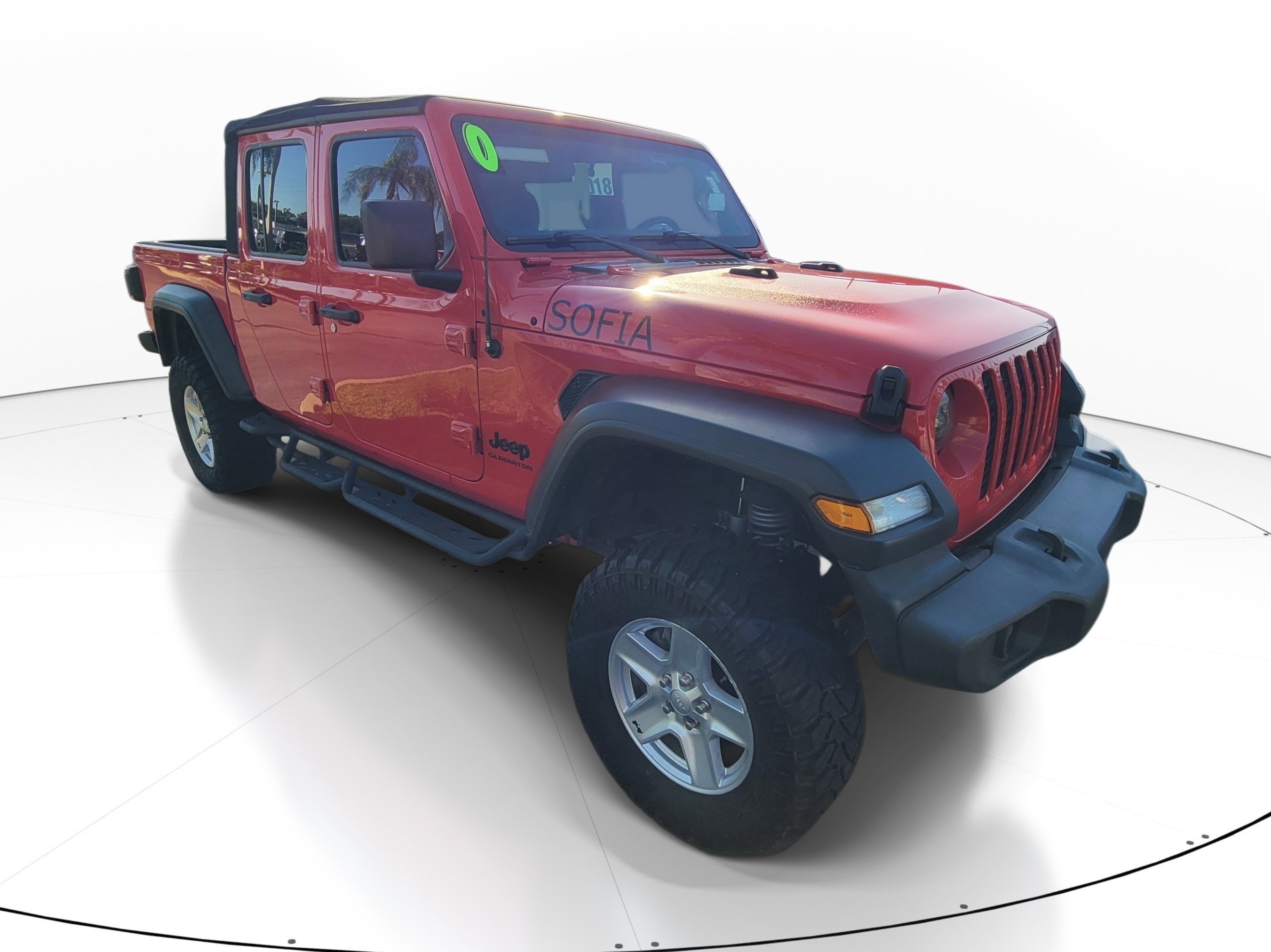 Used 2020 Firecracker Red Clearcoat Jeep Sport S image 1