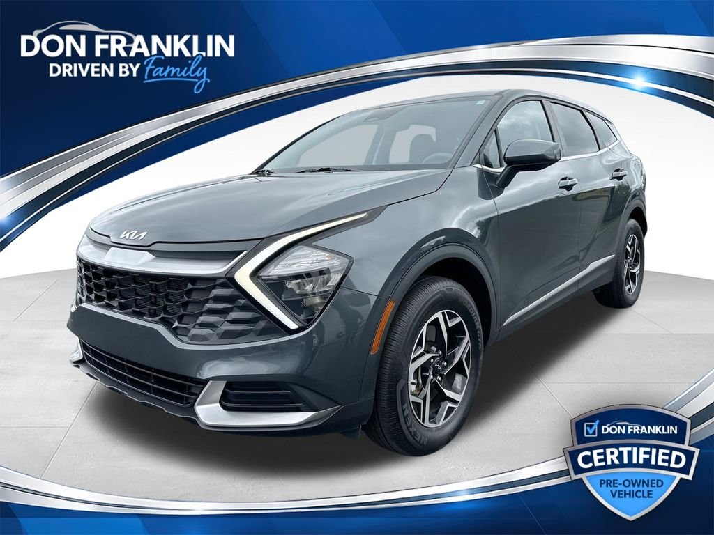 Certified Used 2023 Gray Kia LX image 1